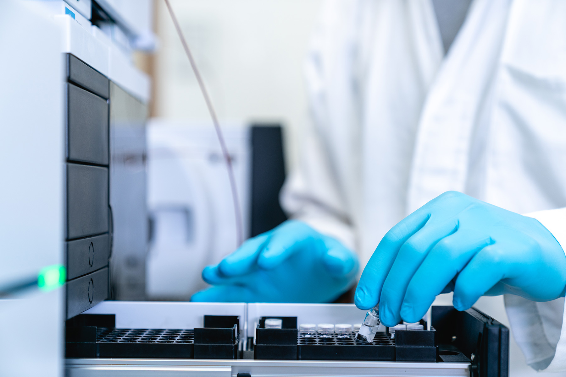 HPLC Waters in laboratory